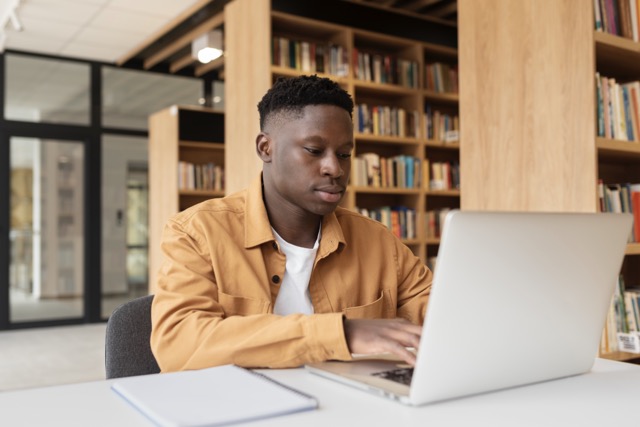 Online learning platform interface