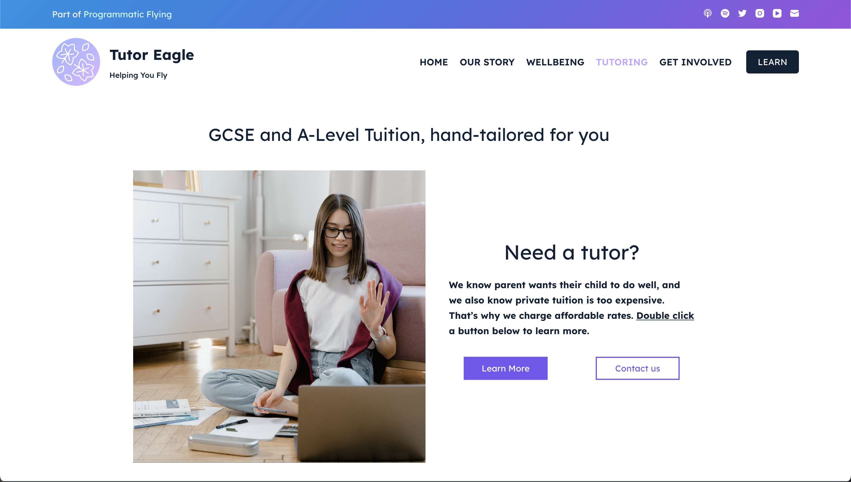 TutorEagle Website